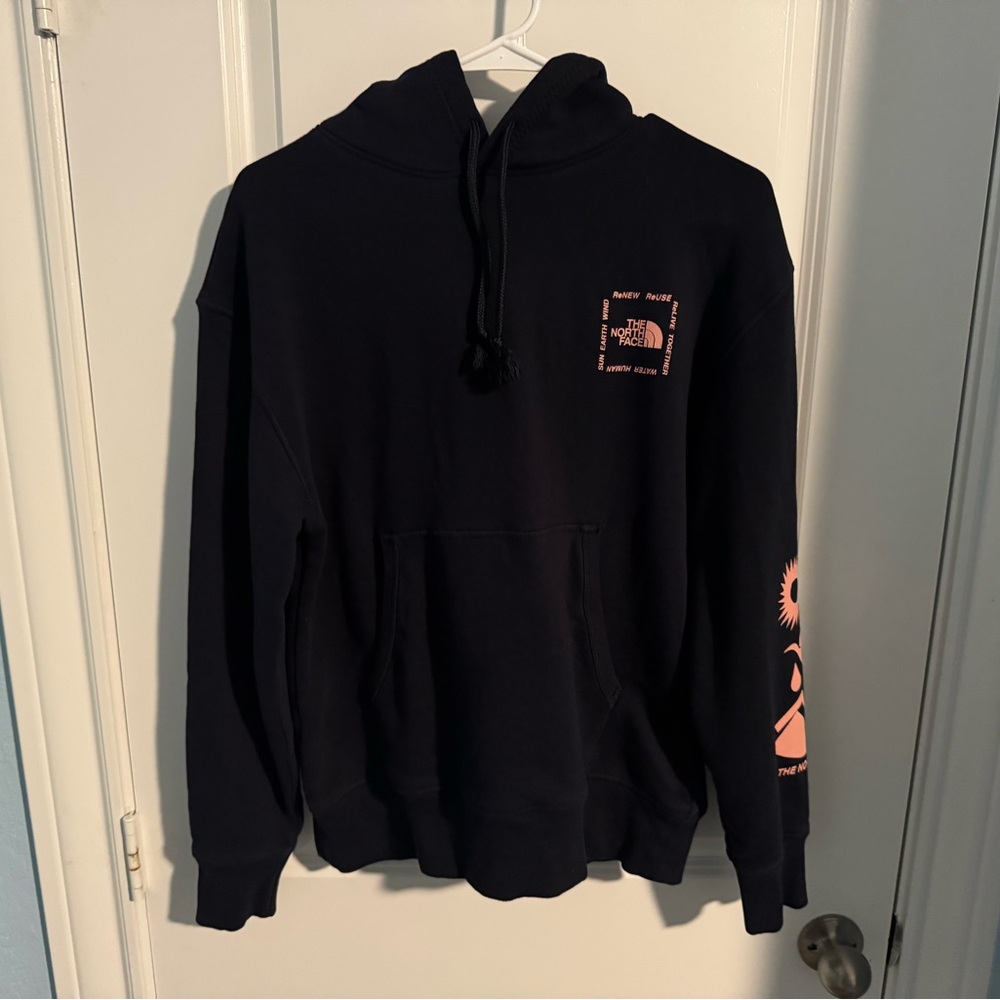 The North Face Black Sweater with Pink Details Size XS